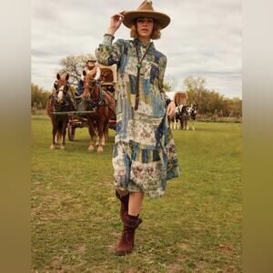 DDR Elsa Patchwork Dress